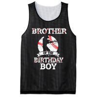 Brother Of The Birthday Boy Baseball Lover Vintage Retro Mesh Reversible Basketball Jersey Tank