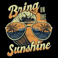 Bring On The Sunshine Beach USA-Made Doggie Bandana