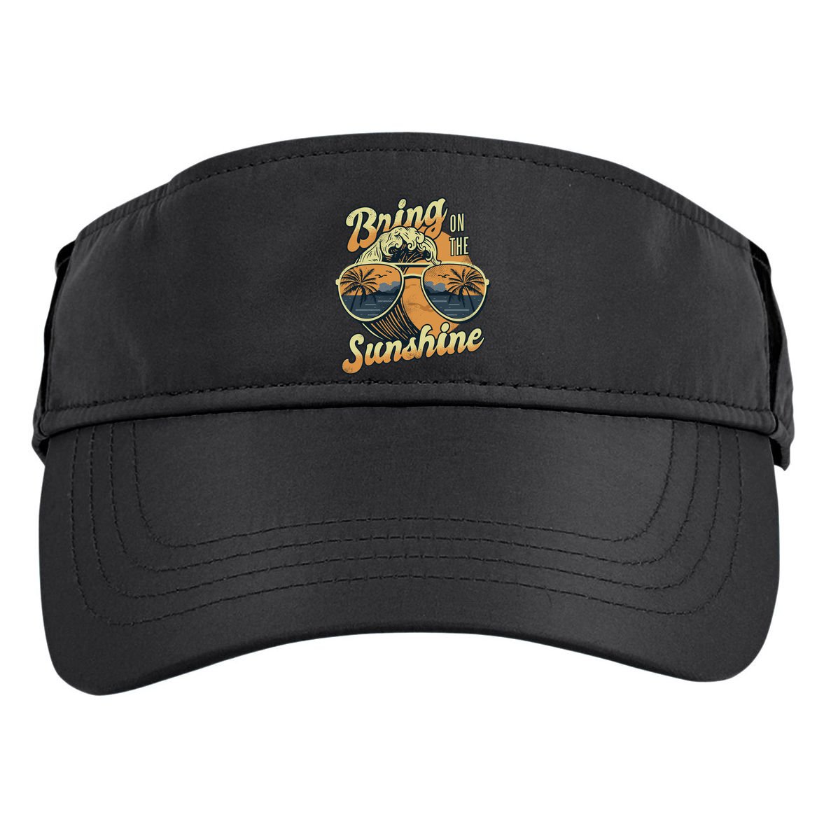Bring On The Sunshine Beach Adult Drive Performance Visor