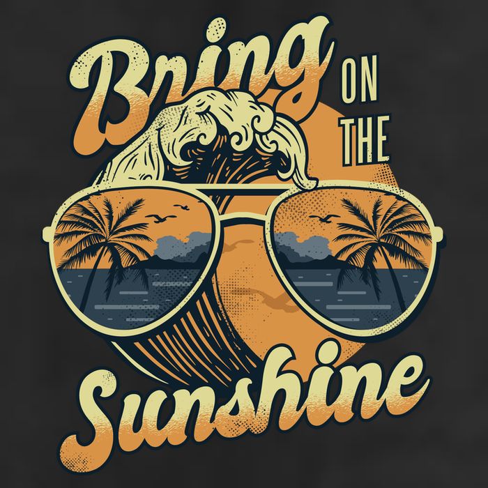 Bring On The Sunshine Beach Adult Drive Performance Visor