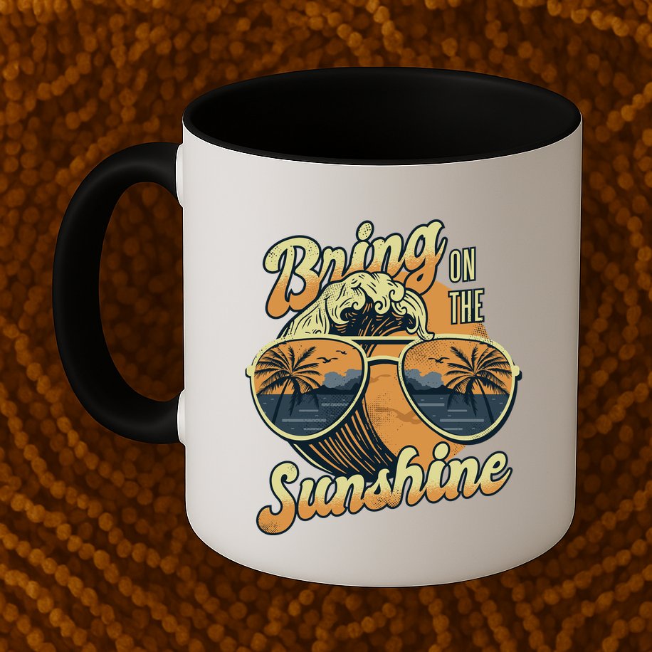 Bring On The Sunshine Beach Mug