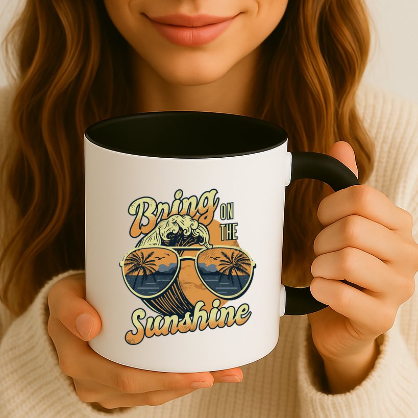 Bring On The Sunshine Beach Mug