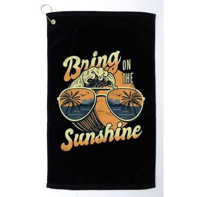 Bring On The Sunshine Beach Golf Towel