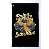 Bring On The Sunshine Beach Golf Towel
