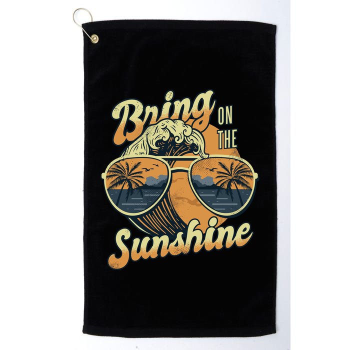 Bring On The Sunshine Beach Golf Towel