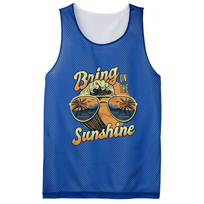 Bring On The Sunshine Beach Mesh Reversible Basketball Jersey Tank