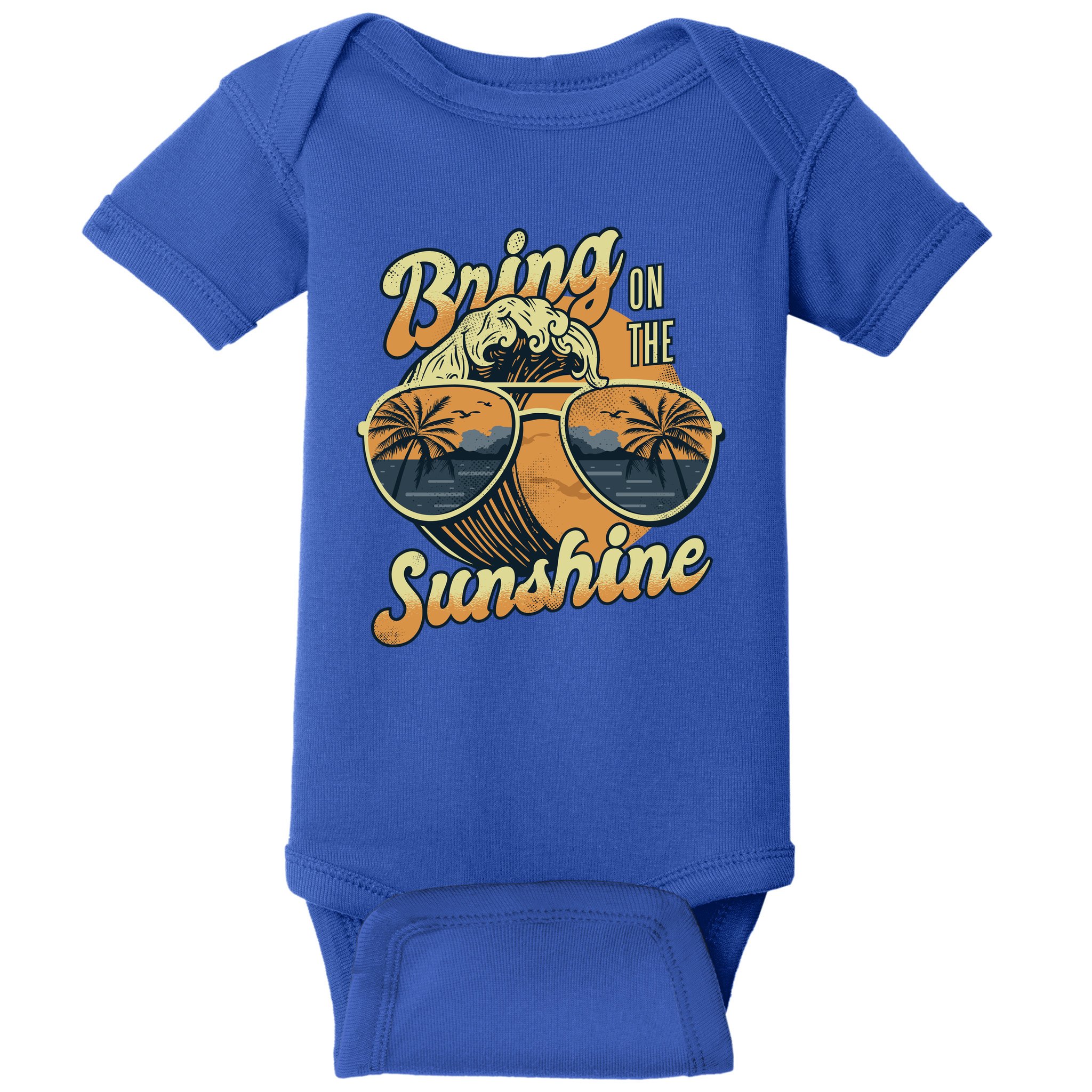 Bring On The Sunshine Beach Baby Bodysuit