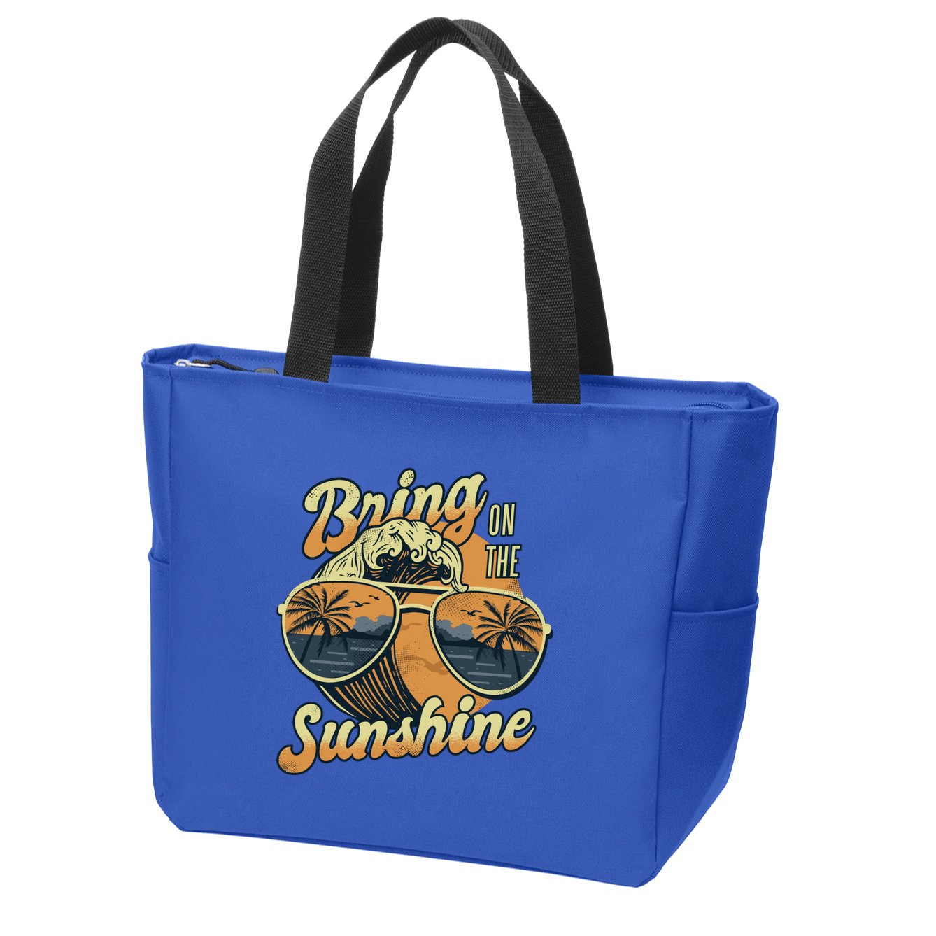 Bring On The Sunshine Beach Zip Tote Bag