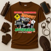 But Officer The Sign Said Do A Burnuout Woodward Ave Detroit To Pontiac 2024 Cooling Performance Crew T-Shirt