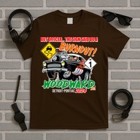But Officer The Sign Said Do A Burnuout Woodward Ave Detroit To Pontiac 2024 T-Shirt