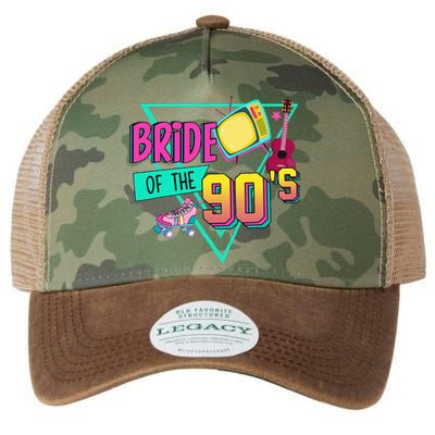 Bride Of The 90s Retro 90s Bride Bachelorette Party Legacy Tie Dye Trucker Hat