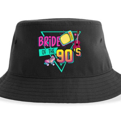 Bride Of The 90s Retro 90s Bride Bachelorette Party Sustainable Bucket Hat