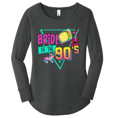 Bride Of The 90s Retro 90s Bride Bachelorette Party Women's Perfect Tri Tunic Long Sleeve Shirt