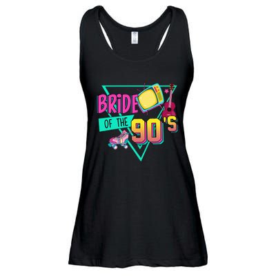 Bride Of The 90s Retro 90s Bride Bachelorette Party Ladies Essential Flowy Tank