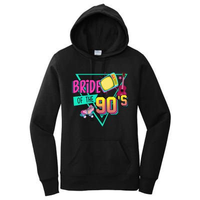 Bride Of The 90s Retro 90s Bride Bachelorette Party Women's Pullover Hoodie