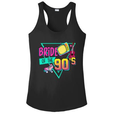 Bride Of The 90s Retro 90s Bride Bachelorette Party Ladies PosiCharge Competitor Racerback Tank