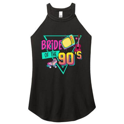 Bride Of The 90s Retro 90s Bride Bachelorette Party Women's Perfect Tri Rocker Tank