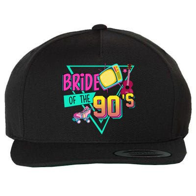 Bride Of The 90s Retro 90s Bride Bachelorette Party Wool Snapback Cap