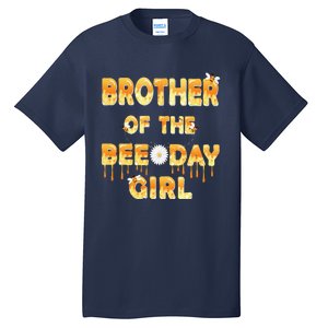 Brother Of The Bee Day Birthday Matching Party Tall T-Shirt