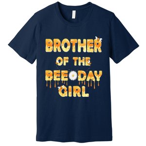 Brother Of The Bee Day Birthday Matching Party Premium T-Shirt