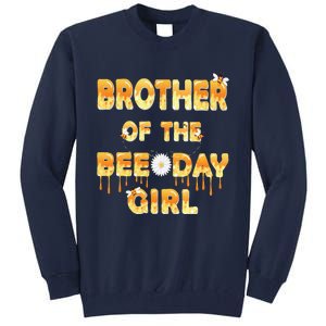 Brother Of The Bee Day Birthday Matching Party Tall Sweatshirt