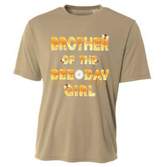 Brother Of The Bee Day Birthday Matching Party Cooling Performance Crew T-Shirt