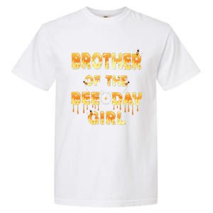 Brother Of The Bee Day Birthday Matching Party Garment-Dyed Heavyweight T-Shirt