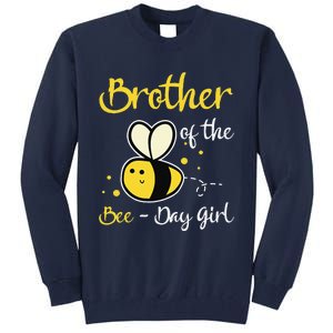 Brother Of The Bee Day Birthday Party Tall Sweatshirt