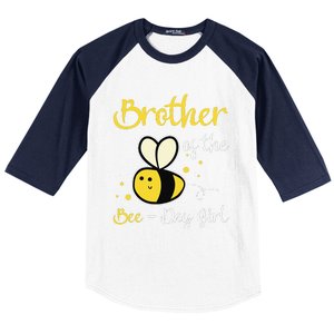 Brother Of The Bee Day Birthday Party Baseball Sleeve Shirt