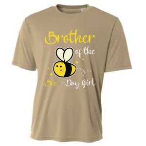 Brother Of The Bee Day Birthday Party Cooling Performance Crew T-Shirt