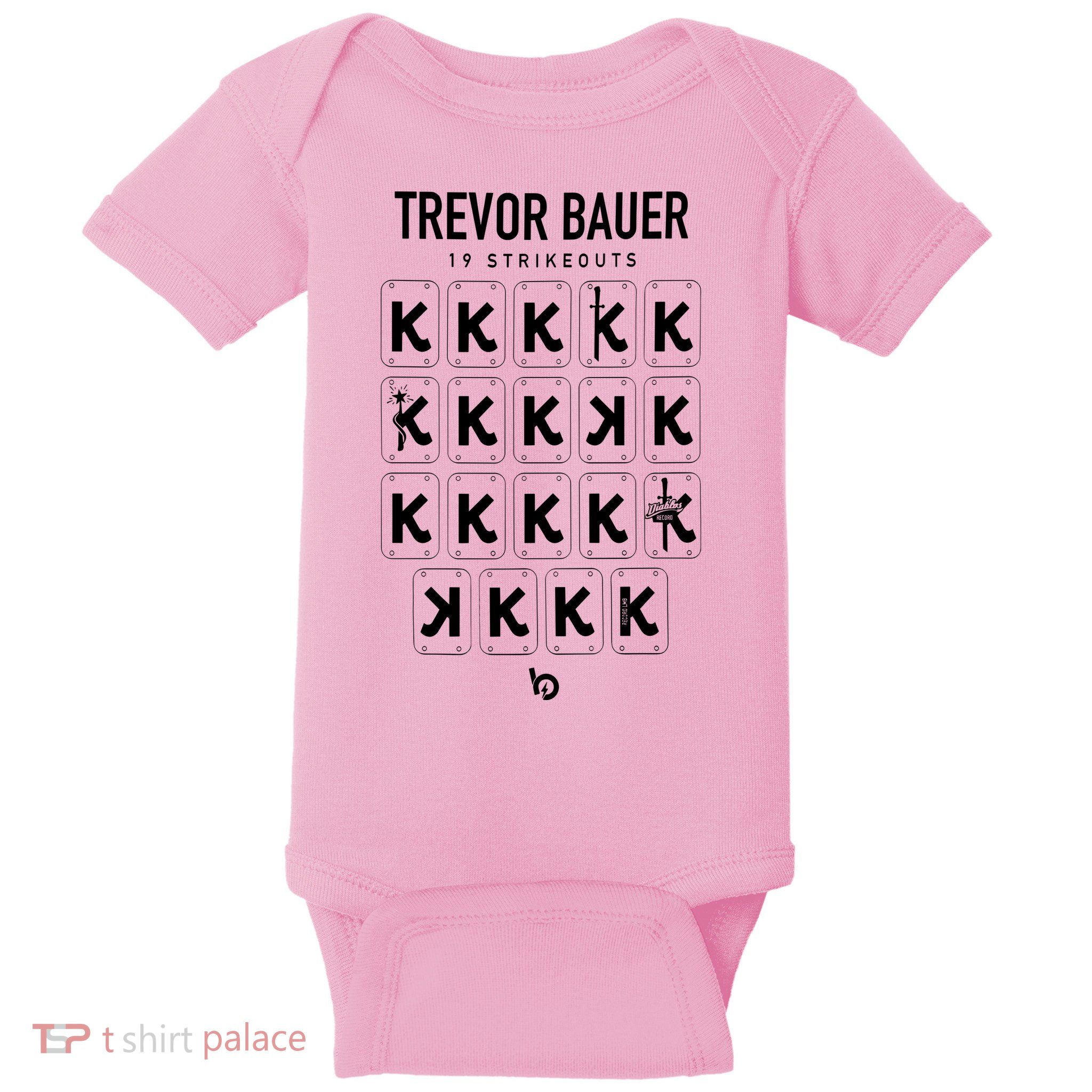 Bauer Outage Trevorbauer 19 Strikeouts DiabloS 19k Record Baby Bodysuit