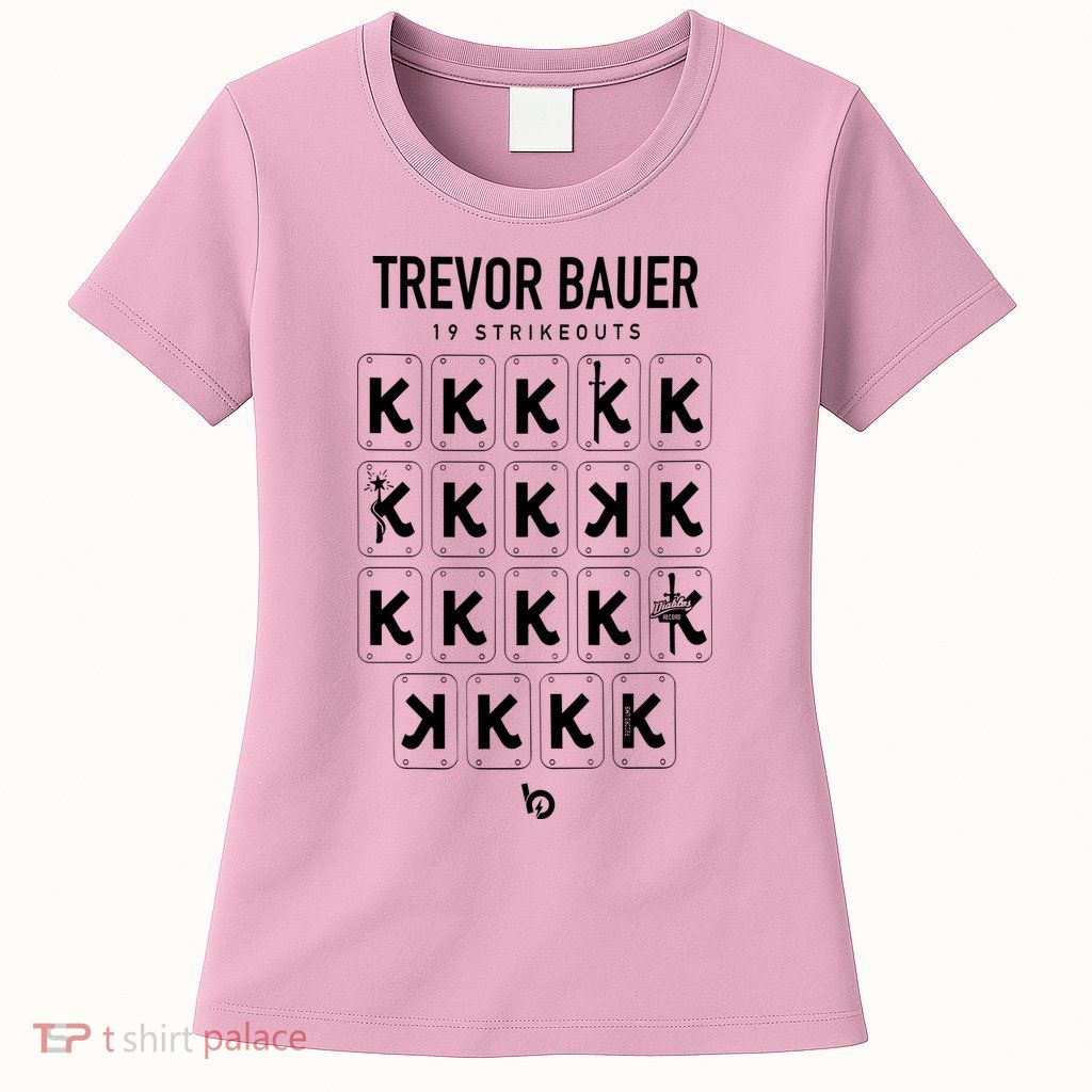 Bauer Outage Trevorbauer 19 Strikeouts DiabloS 19k Record Womens T-Shirt