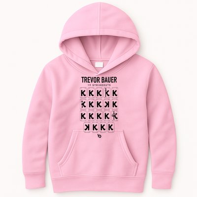 Bauer Outage Trevorbauer 19 Strikeouts DiabloS 19k Record Kids Hoodie