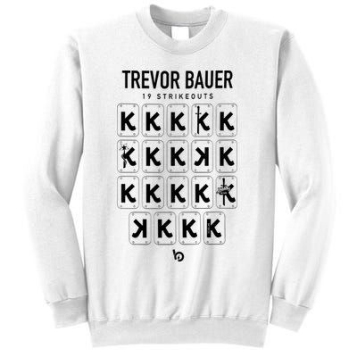 Bauer Outage Trevorbauer 19 Strikeouts DiabloS 19k Record Sweatshirt