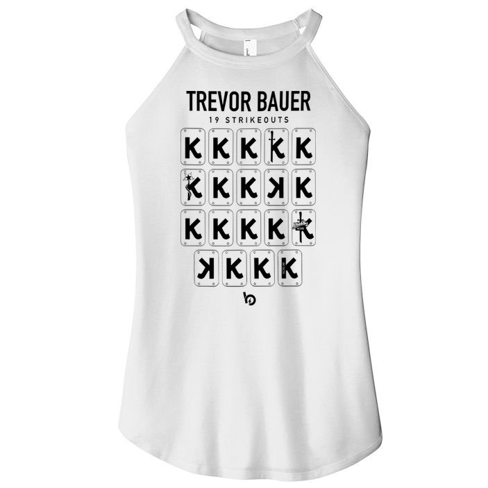 Bauer Outage Trevorbauer 19 Strikeouts DiabloS 19k Record Women's Perfect Tri Rocker Tank