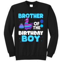 Brother Of The Birthday Boy Llama Family Party Decorations Sweatshirt