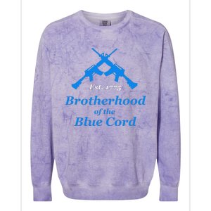 Brotherhood Of The Blue Cord Infantry Grunt Colorblast Crewneck Sweatshirt