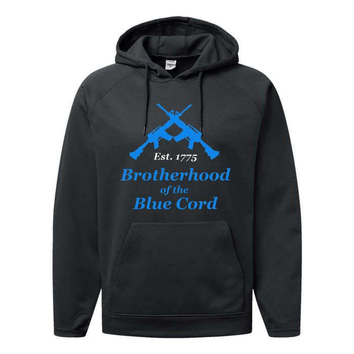 Brotherhood Of The Blue Cord Infantry Grunt Performance Fleece Hoodie