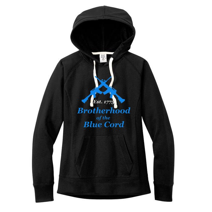 Brotherhood Of The Blue Cord Infantry Grunt Women's Fleece Hoodie