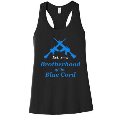 Brotherhood Of The Blue Cord Infantry Grunt Women's Racerback Tank