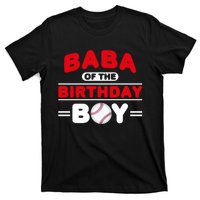 Baba Of The Birthday Boy Baseball Theme Family Bday Party T-Shirt