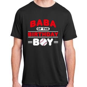 Baba Of The Birthday Boy Baseball Theme Family Bday Party Adult ChromaSoft Performance T-Shirt