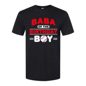 Baba Of The Birthday Boy Baseball Theme Family Bday Party Softstyle CVC T-Shirt