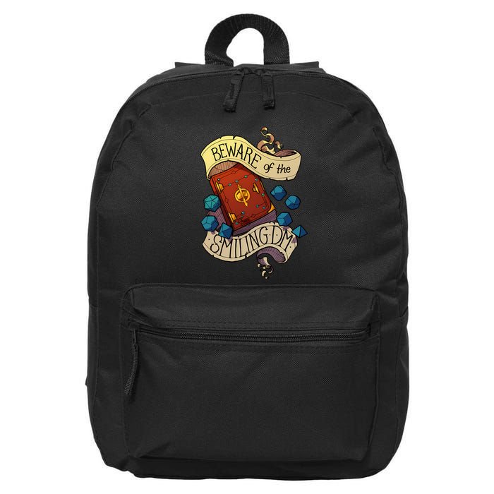 Beware Of The Smiling Dungeon Master 16 in Basic Backpack