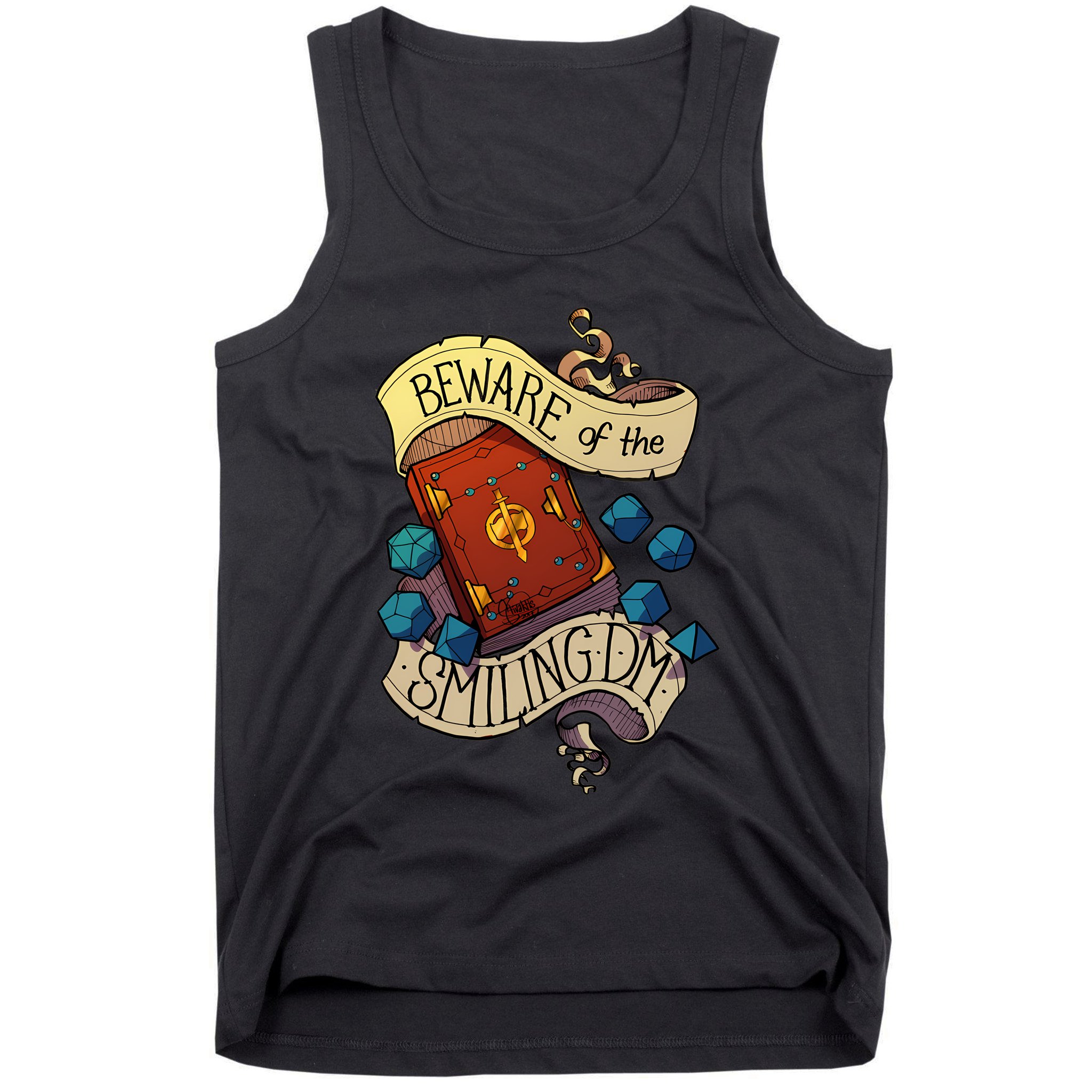 Beware Of The Smiling Dungeon Master Tank Top