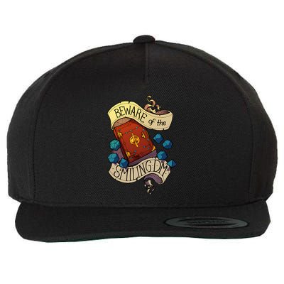 Beware Of The Smiling Dungeon Master Wool Snapback Cap