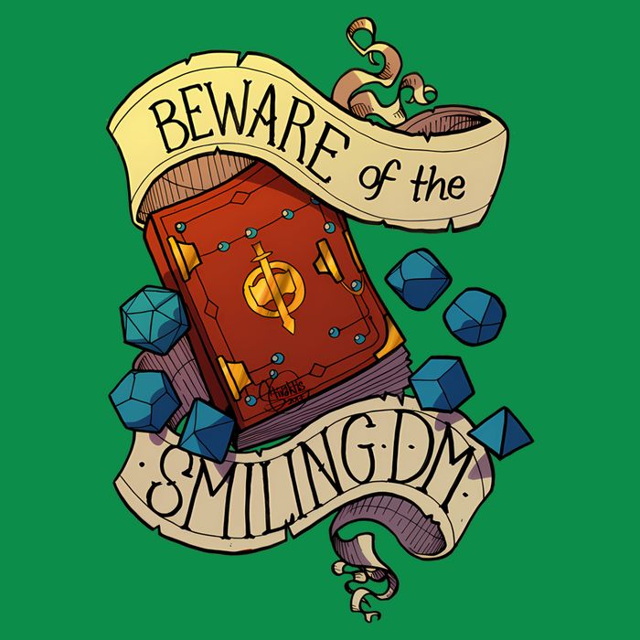 Beware Of The Smiling Dungeon Master Tall T-Shirt