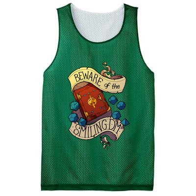 Beware Of The Smiling Dungeon Master Mesh Reversible Basketball Jersey Tank