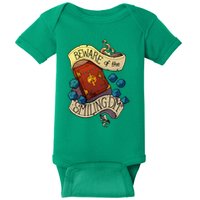 Beware Of The Smiling Dungeon Master Baby Bodysuit