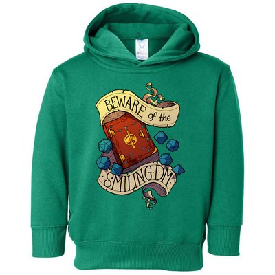 Beware Of The Smiling Dungeon Master Toddler Hoodie